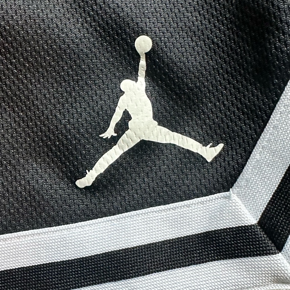 Boys Nike Air Jordan Black and White Shorts